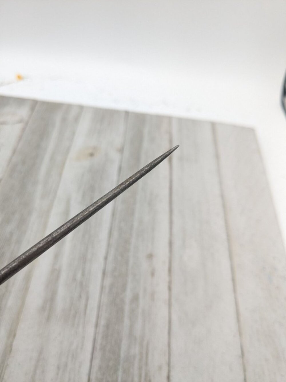 Vintage #3 Ice Pick Wood Handle Steel Tip 7" - Picture 6 of 6